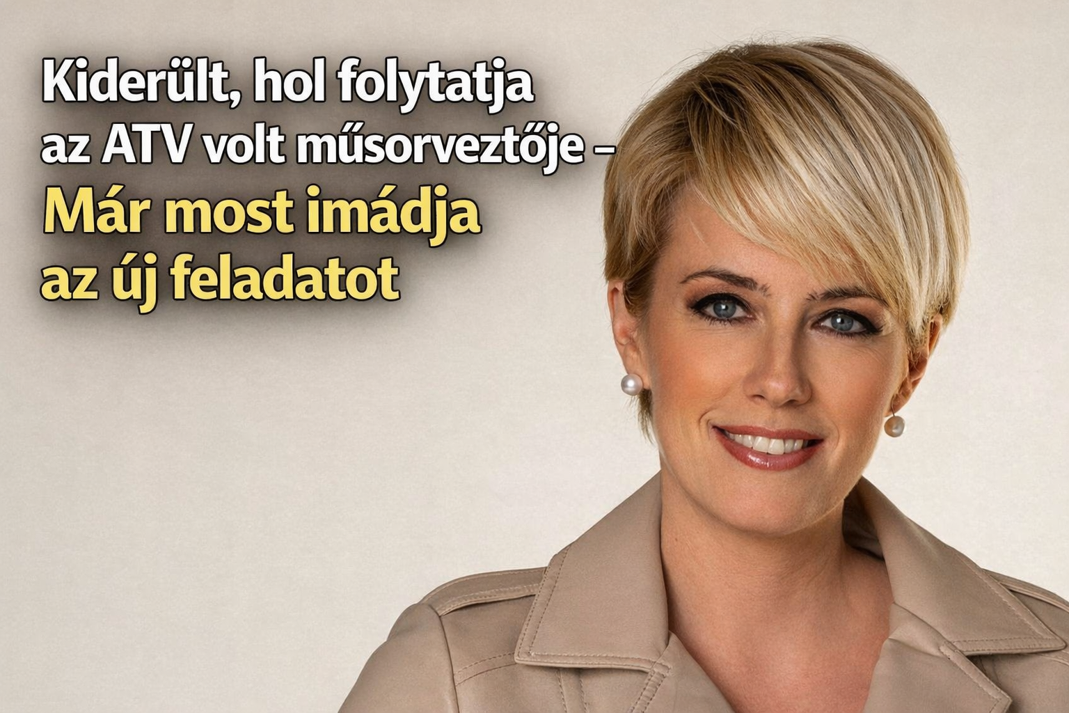 Kiderült, merre folytatja pályafutását az ATV korábbi műsorvezetője – Új szakmai irány körvonalazódik