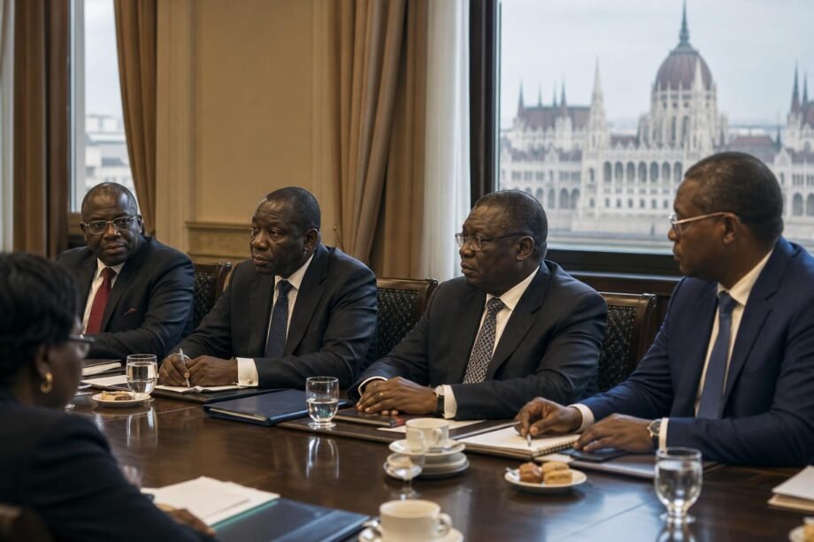 A Karmelitába is elkísérte az afrikai delegációt Orbán Gáspár