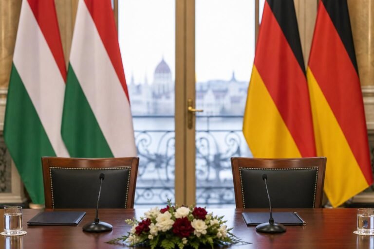 Budapesten egyeztetett a n&eacute;met k&uuml;l&uuml;gyminiszter, Berlinbe k&eacute;sz&uuml;l a magyar korm&aacute;nyfő