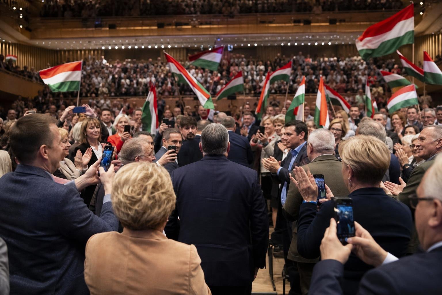 Magyar P&eacute;ter p&eacute;csi rendezv&eacute;ny&eacute;n a r&eacute;sztvevők a korm&aacute;ny folytat&aacute;s&aacute;ban b&iacute;ztak