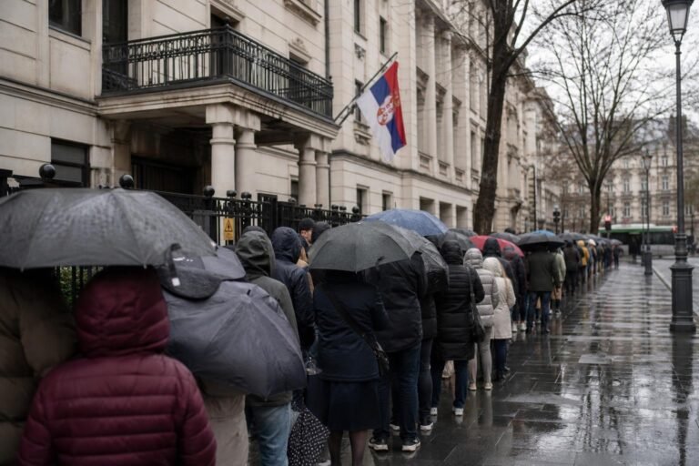 Hosszú sorok alakultak ki a szerbiai választás külképviseleti szavazóhelyein