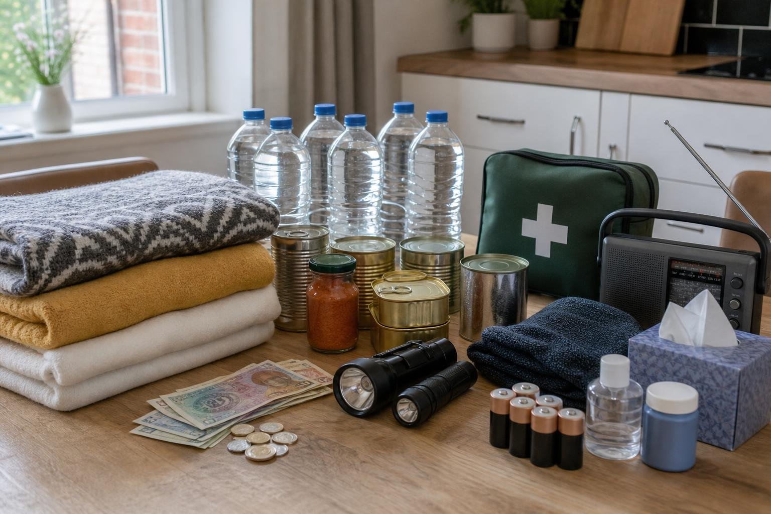 Kilenc liter vizet &eacute;s h&aacute;rom napra elegendő &eacute;lelmiszert javasolnak a briteknek v&eacute;szhelyzetre
