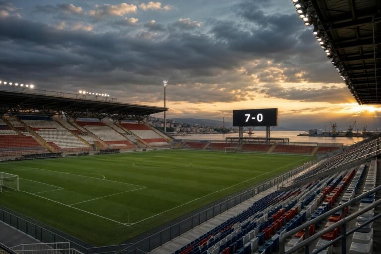 Történelmi vereség Fiumében: 7–0-ra nyert Anglia Horvátország ellen